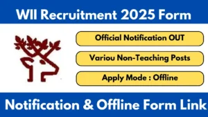 WII Recruitment 2025