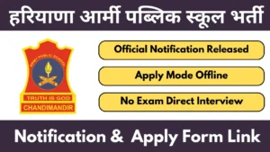 APS Chandimandir Vacancy 2025