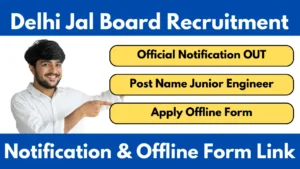 Delhi Jal Board JE Vacancy 2025