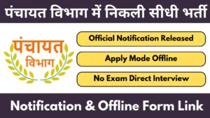 Haryana Panchayat Samiti Vacancy 2025 