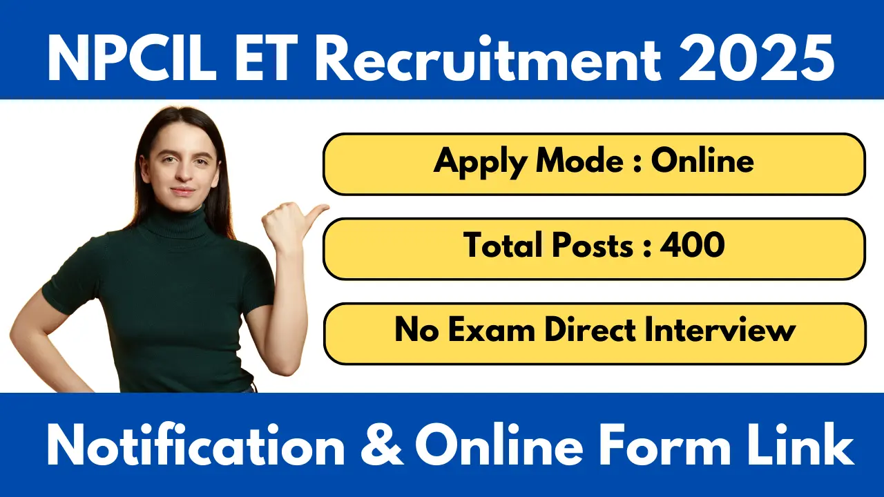 NPCIL Executive Trainees Recruitment 2025