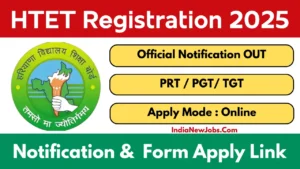 HTET Registration 2025 Notification Exam Date OUT Apply Online