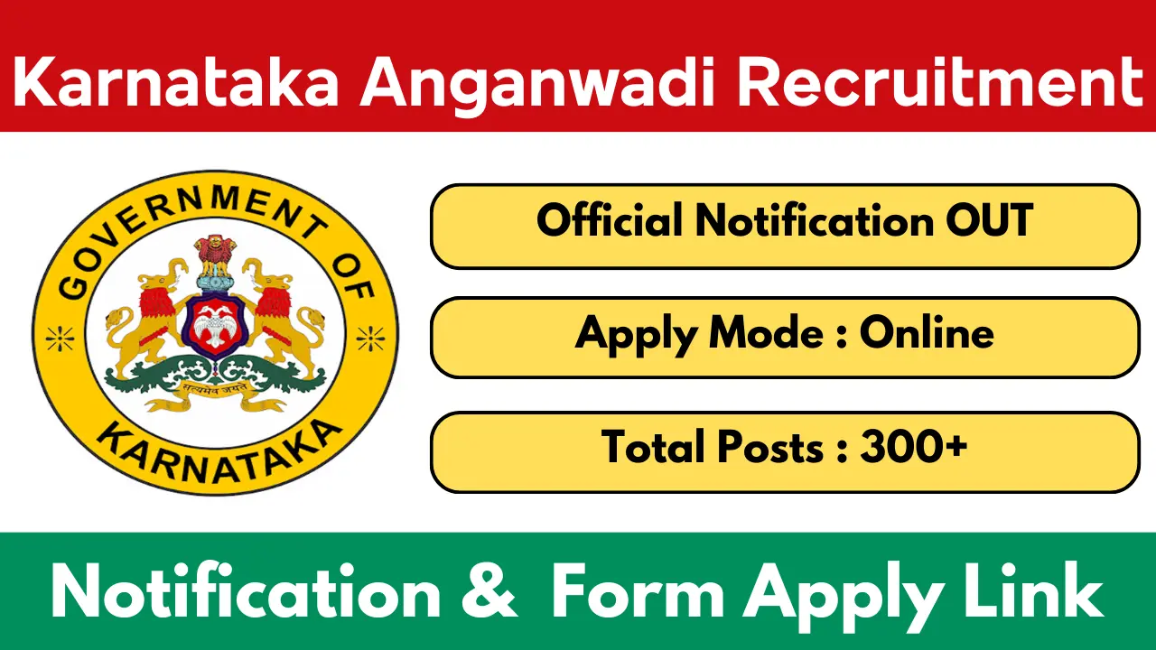 Karnataka Anganwadi Recruitment 2025