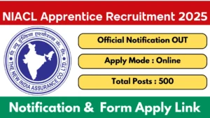 NIACL Apprentice Recruitment 2025