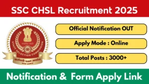 SSC CHSL 2025 Notification