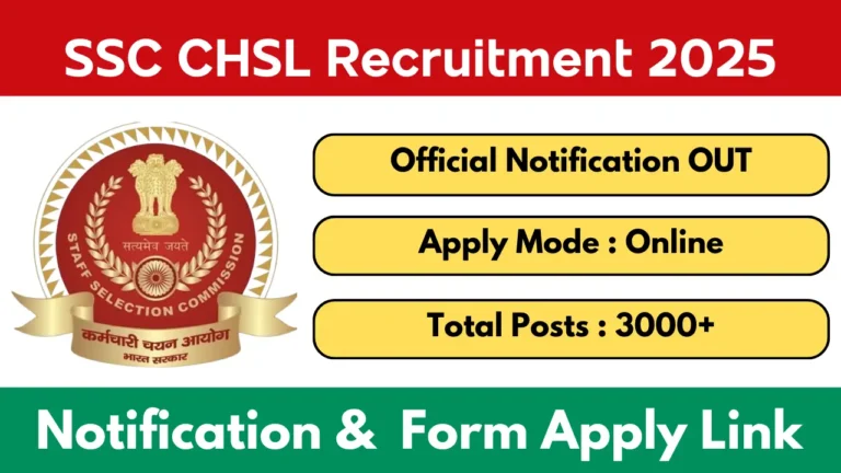 SSC CHSL 2025 Notification