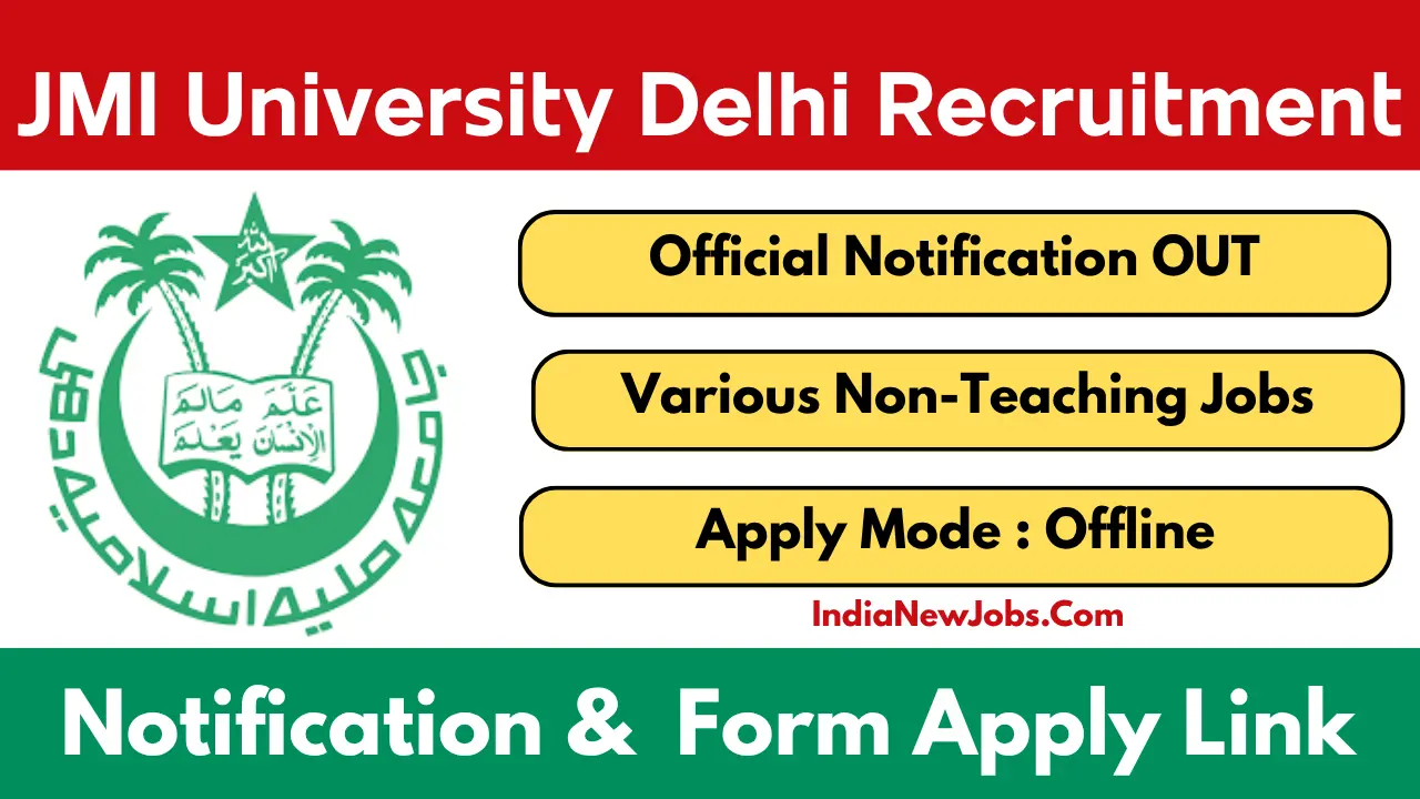 Delhi JMI University Recruitment 2025