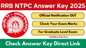 RRB NTPC Answer Key 2025