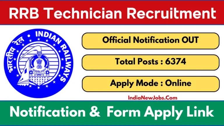 RRB Technician Recruitment 2025