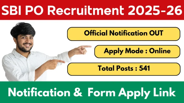 SBI PO Recruitment 2025