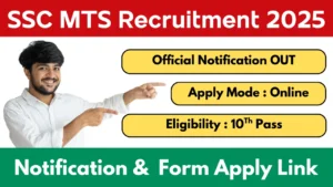 SSC MTS Notification 2025