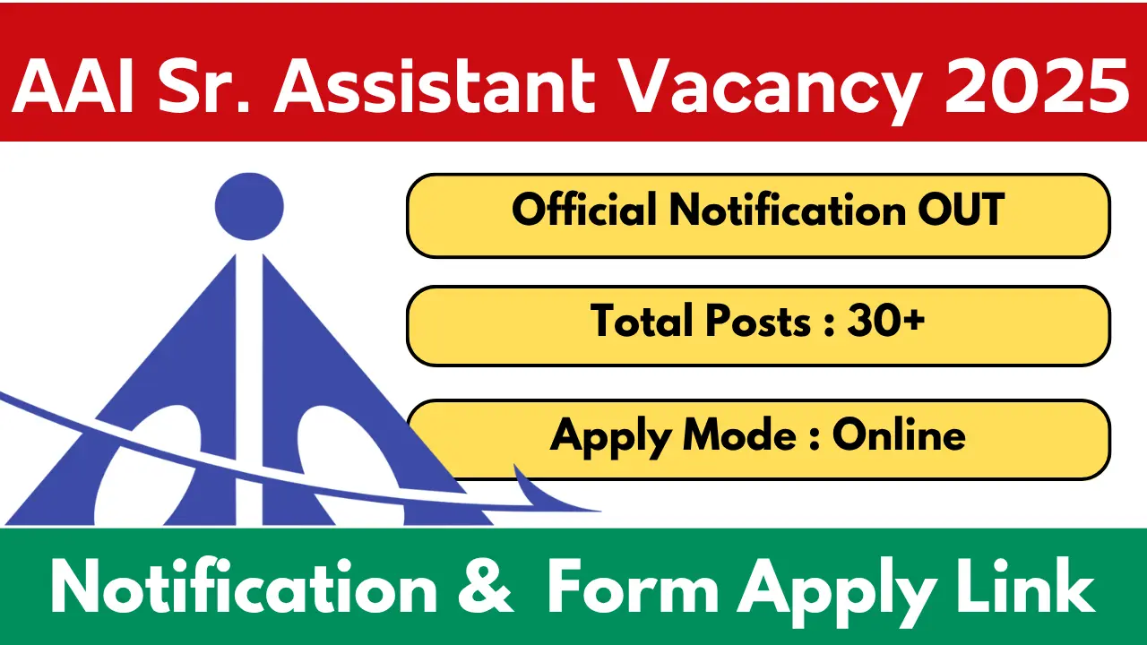 AAI Senior Assistant Recruitment 2025
