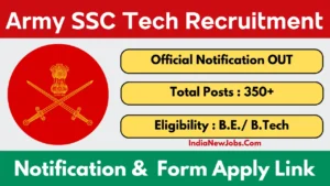 Army SSC Tech Recruitment 2025