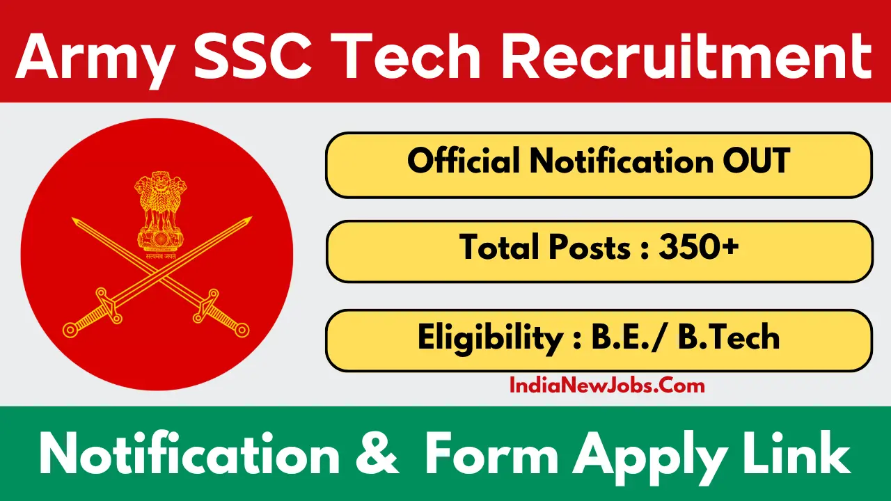 Army SSC Tech Recruitment 2025