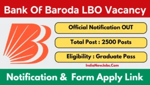Bank of Baroda LBO Recruitment 2025