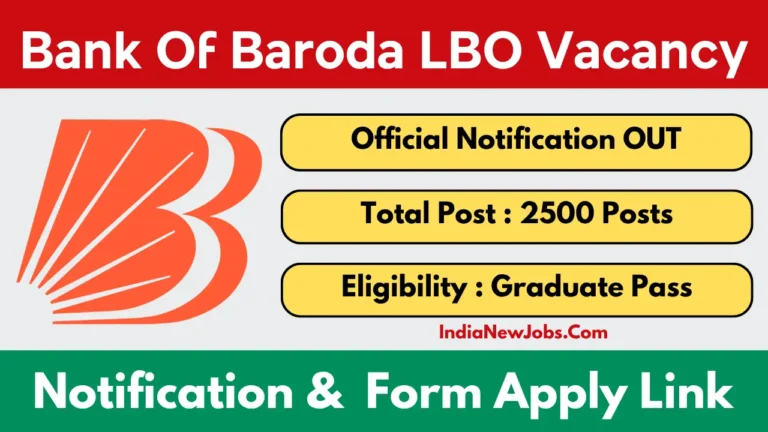 Bank of Baroda LBO Recruitment 2025
