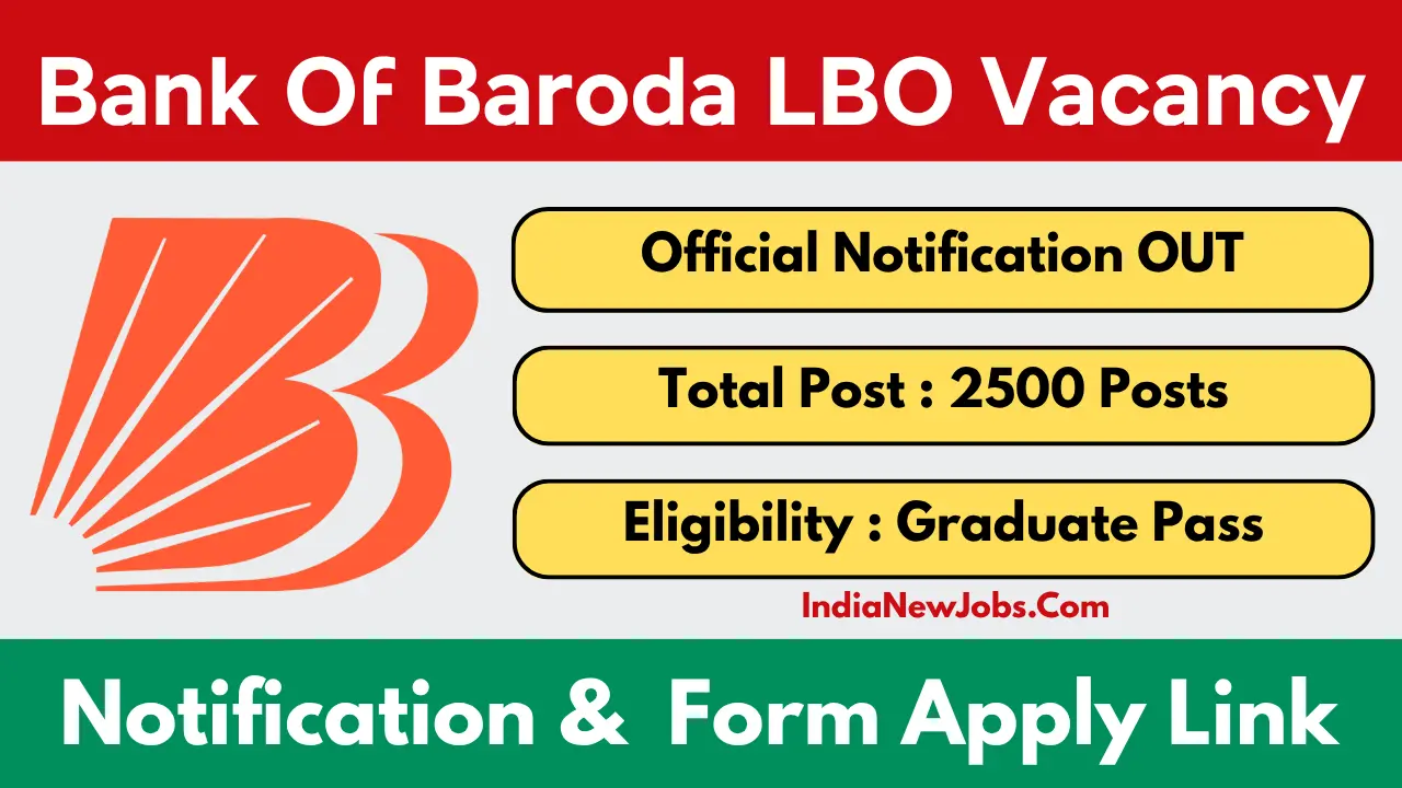 Bank of Baroda LBO Recruitment 2025