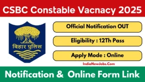 CSBC Bihar Police Driver Recruitment 2025