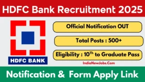 HDFC Bank Recruitment 2025