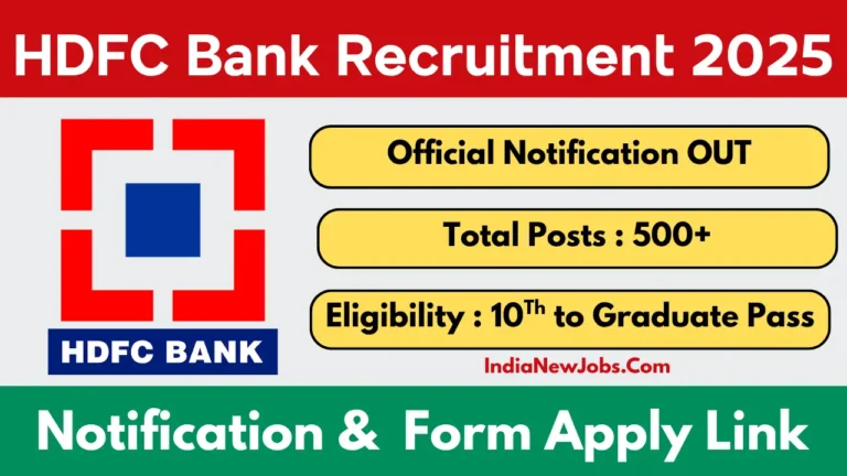 HDFC Bank Recruitment 2025