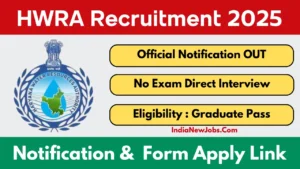 Haryana Water Resource Authority Vacancy 2025