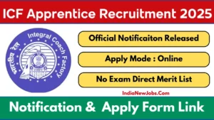ICF Apprentice Recruitment 2025