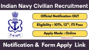 Indian Navy Civilian Recruitment 2025