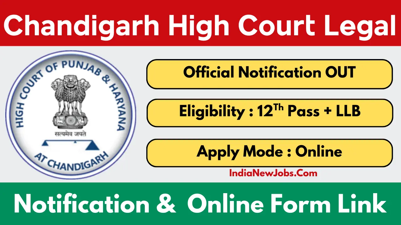 Punjab and Haryana High Court Reader Recruitment 2025