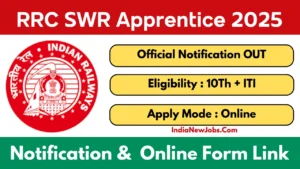 RRC SWR Apprentice Vacancy 2025