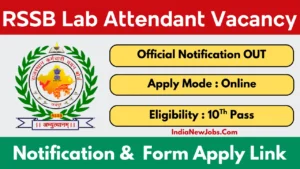 RSSB Lab Attendant Recruitment 2025 Notification OUT, Apply Online Form