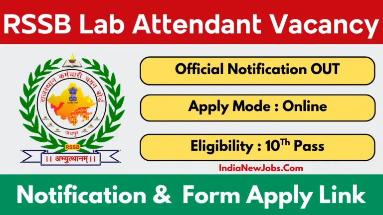RSSB Lab Attendant Recruitment 2025 Notification OUT, Apply Online Form