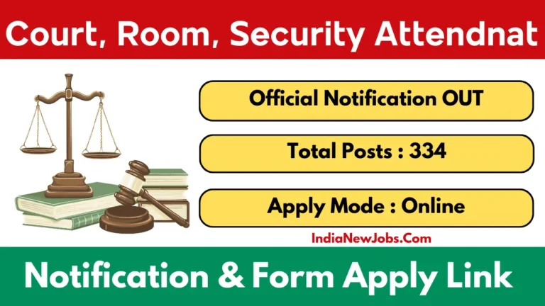 Delhi Court Room Security Attendnat Vacancy 2025