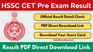 HSSC CET Result 2025 Date And Latest Update Check Here