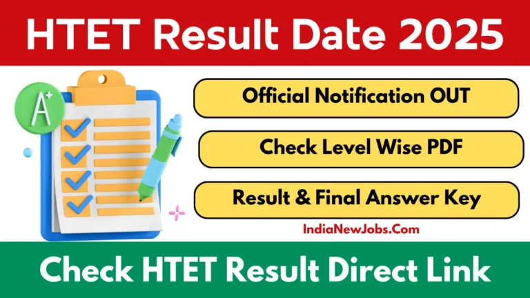 HTET Result Date 2025 OUT Download Now for Level 1, 2, 3 Exams on 30–31 July
