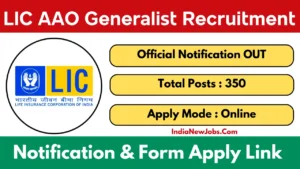 LIC AAO Generalist Recruitment 2025
