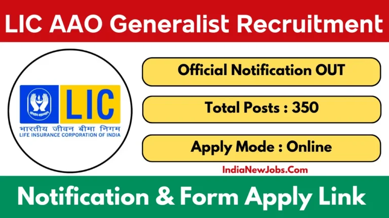 LIC AAO Generalist Recruitment 2025
