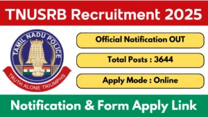 TNUSRB Notification 2025