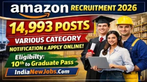 Amazon Recruitment 2026 Various Category 14,993 Posts Notification And Apply Online