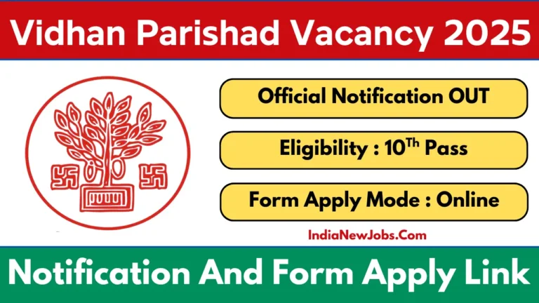Bihar Vidhan Parishad Vacancy 2025