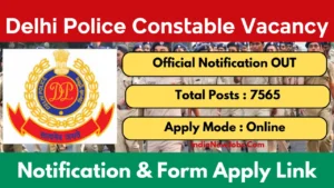 Delhi Police Constable Vacancy 2025