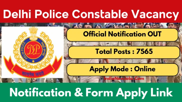 Delhi Police Constable Vacancy 2025