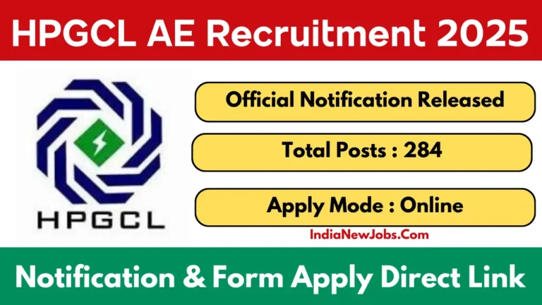 Haryana Power Utilities AE Vacancy 2025 Notification And Apply For 284 Posts