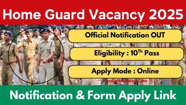 Jharkhand Home Guard Vacancy 2025 Apply Online Form