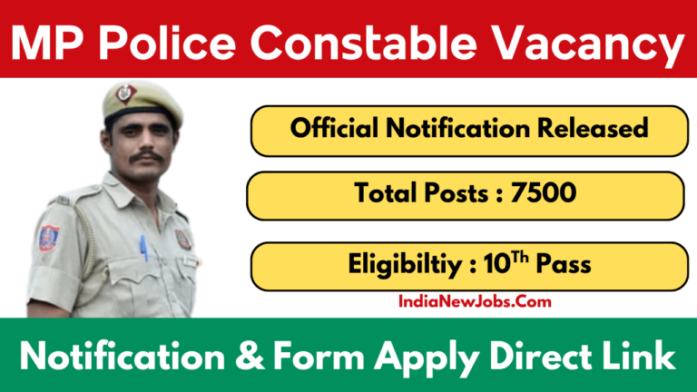 MP Police Consable Recruitment 2025