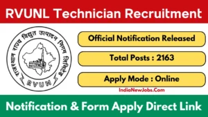 RVUNL Technician Recruitment 2025