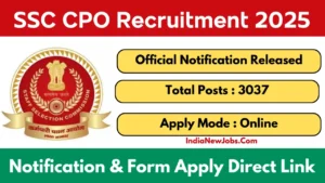 SSC CPO Recruitment 2025