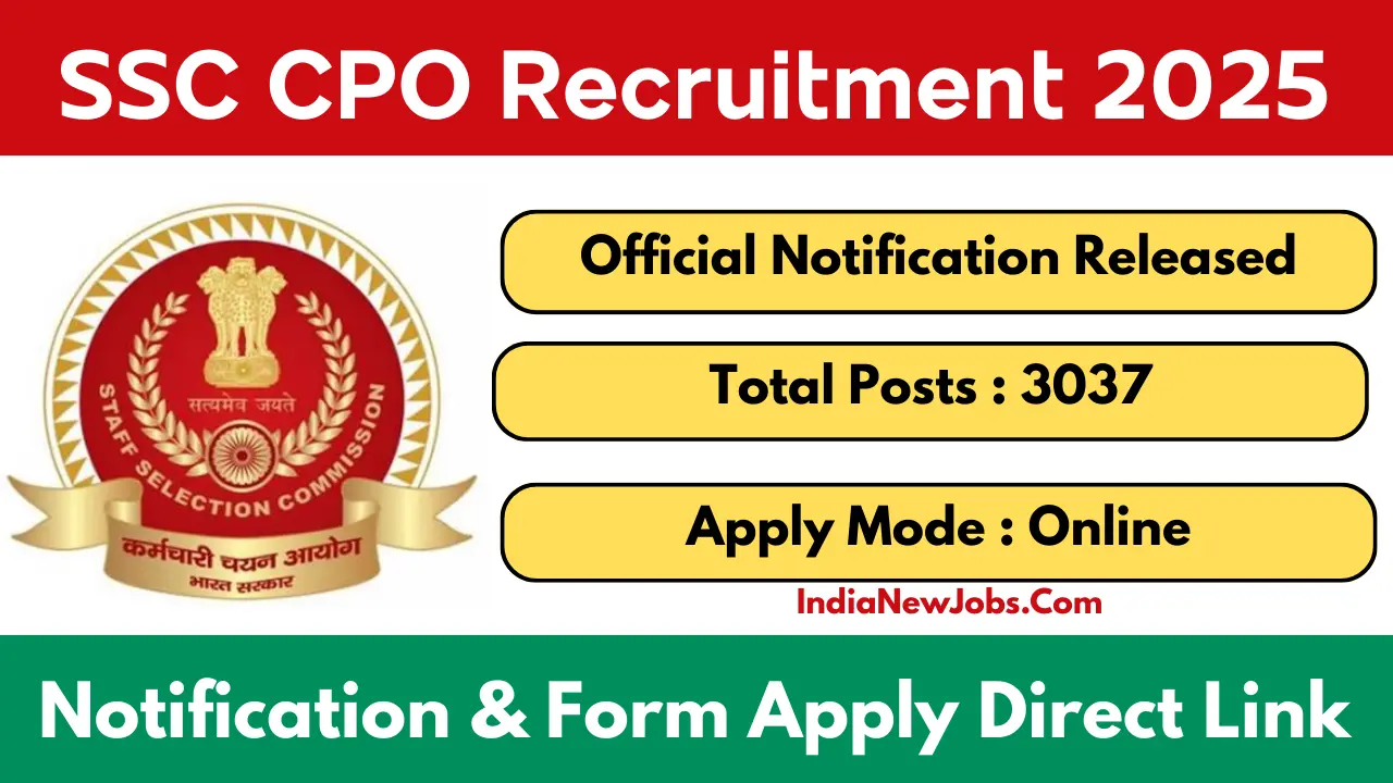 SSC CPO Recruitment 2025