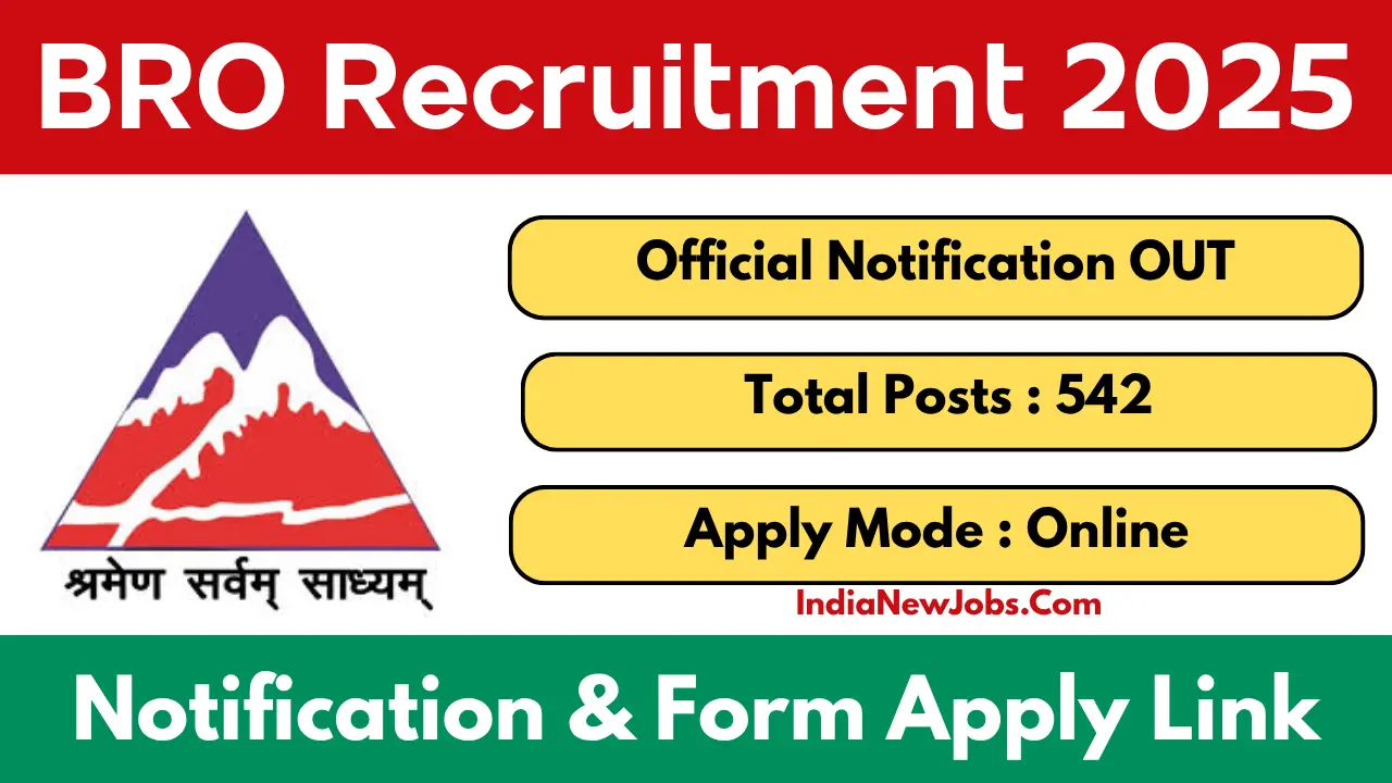 BRO MSW Vehicle Mechanic Recruitment 2025