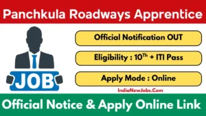 Haryana Roadways Panchkula Apprentice Recruitment 2025