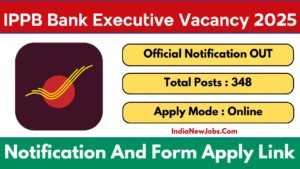 IPPB Bank Executive Recruitment 2025